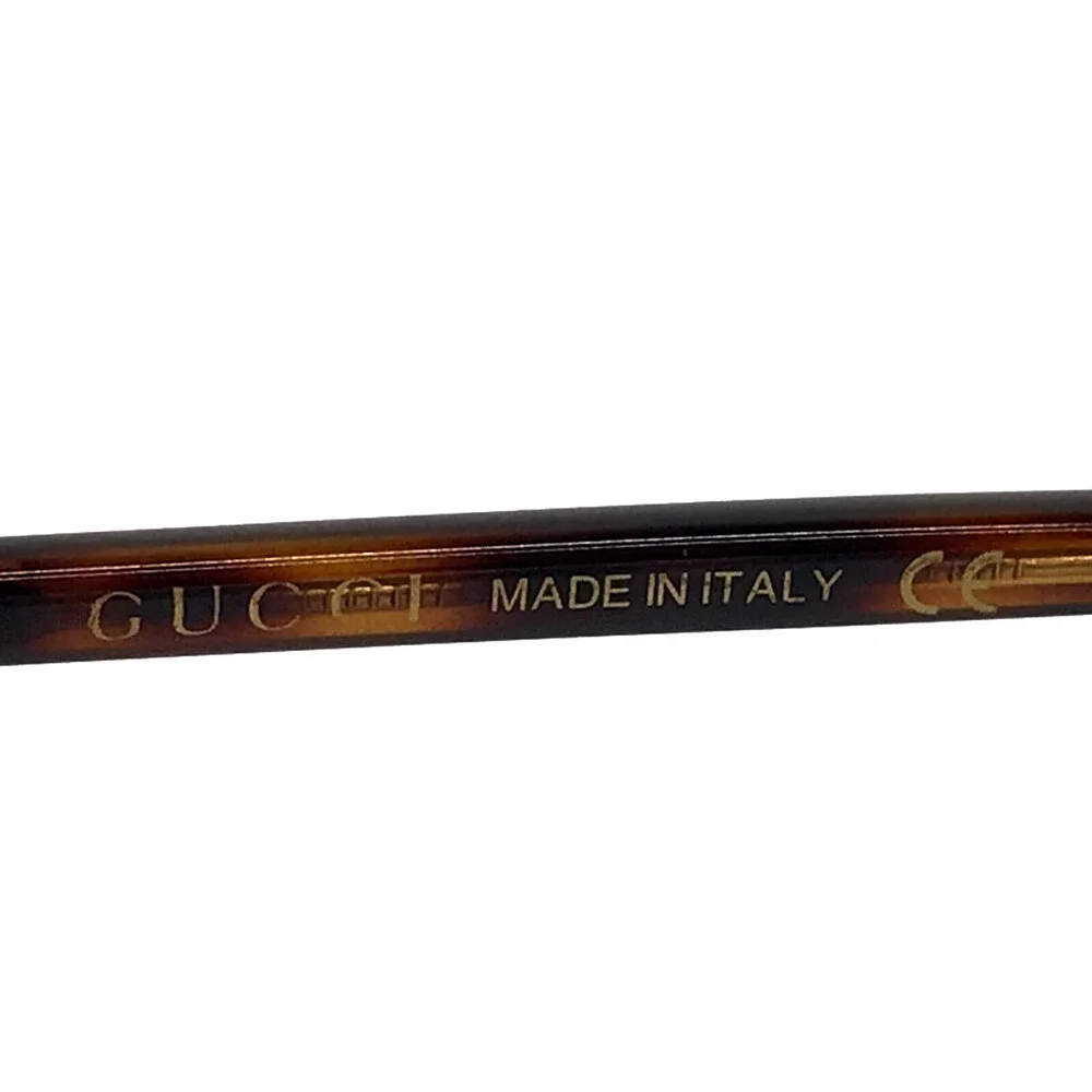 Gucci Eyeglasses Frames GG0020O 003 Brown Tortoise Round Half Rim 49-21-140